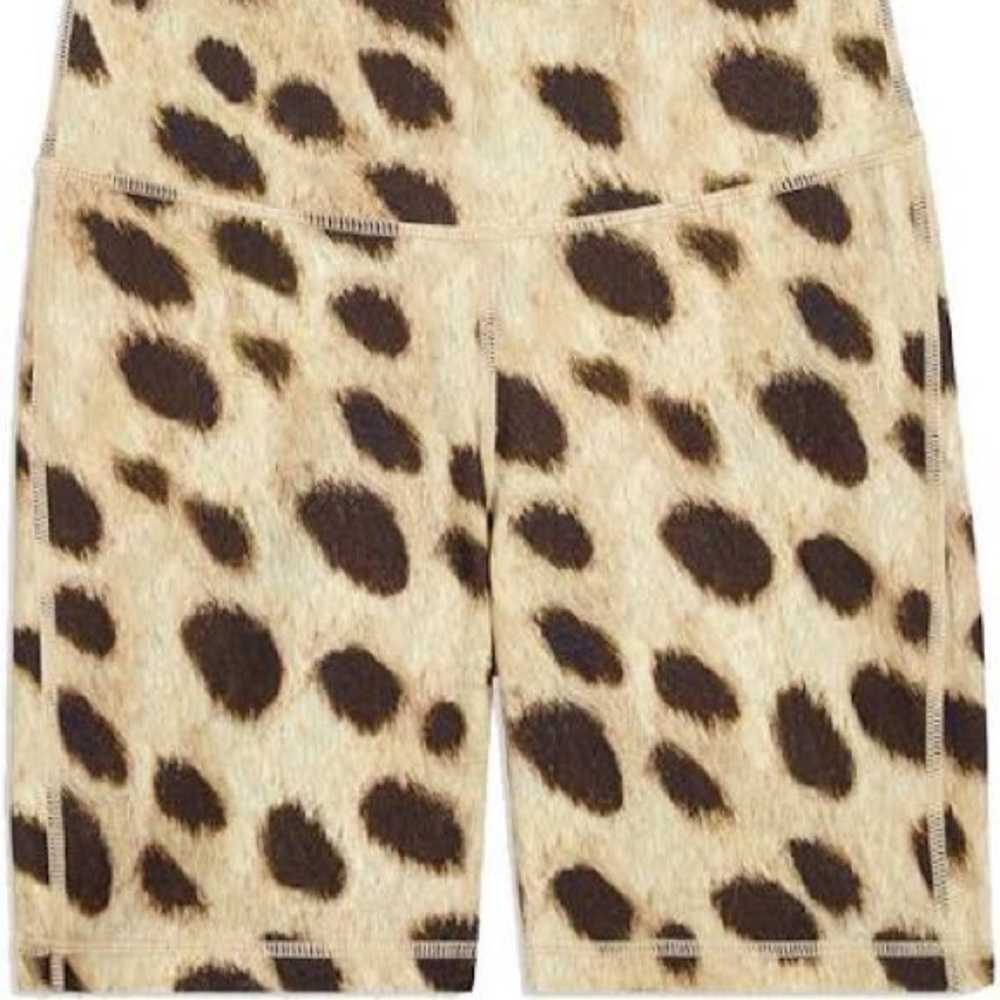 $78 NWOT We Wore What leopard biker short sz XL - Picture 4 of 4
